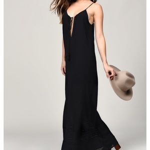 Tobi Breezy Days Lace Trim Maci Dress